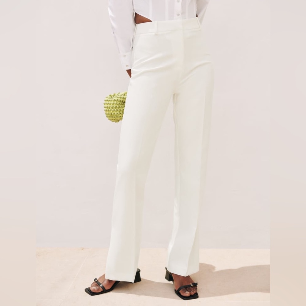 New Zara white XS slacks